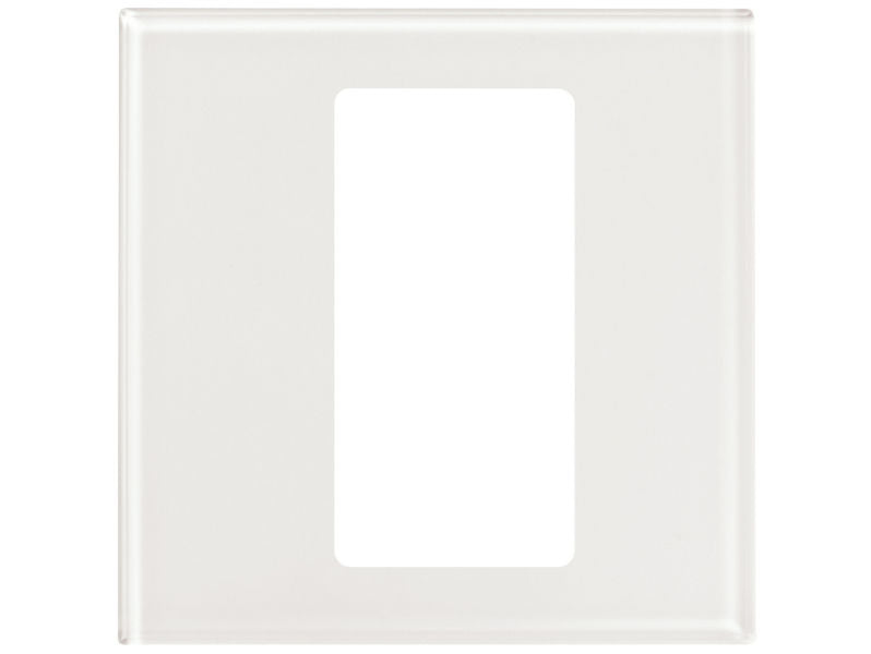 Lutron Pico Glass Faceplate 1 Gang - Clear Glass