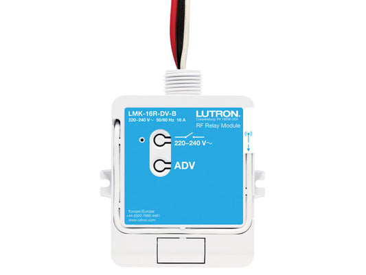 Lutron RA2 Select In-Line 16A Relay Switch Module - White