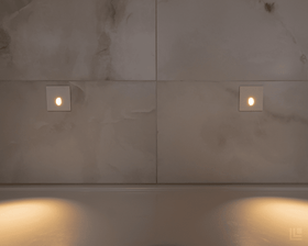 Pin - Low Level Recessed Marker Light - White