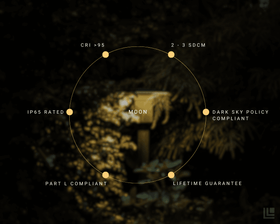 Moon - Exterior 360° Path Light - Grey