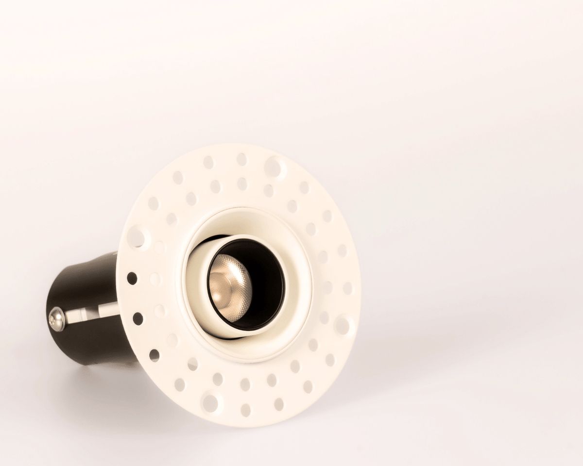 FollowMe.P - Plaster-in Adjustable Spotlight - White