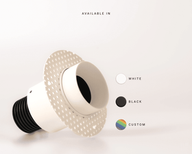 Peep - Plaster-in Trimless Downlight - White
