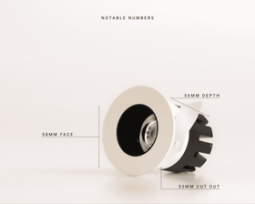 Profile.60 - Recessed LED Downlight - Black
