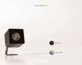Sqube.S - Exterior Spike Spotlight - Black