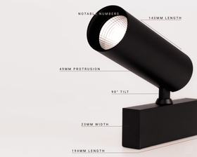 Spot.50 - Magtrak Magnetic Spotlight - White