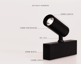 Spot.35 - Magtrak Magnetic Spotlight - White