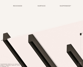 Magtrak Profile - Magnetic Track - White