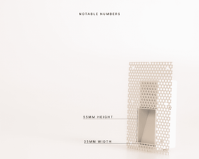 Niche.S - White Recessed Marker Light