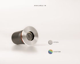 Tilt.M - Interior & Exterior Recessed Tilted Uplight - Steel
