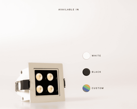 Bloc.R - Recessed LED Downlight - Black