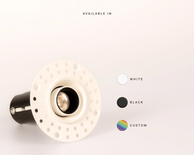 FollowMe.P - Plaster-in Adjustable Spotlight - White