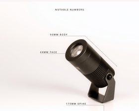 Spot.M - Interior & Exterior Spike Spotlight - Grey