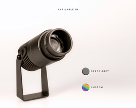 Spot.Z - Interior & Exterior Zoomable Spike Spotlight - Grey