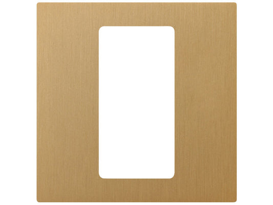 Lutron Pico Metal Faceplate 1 Gang - Satin Brass