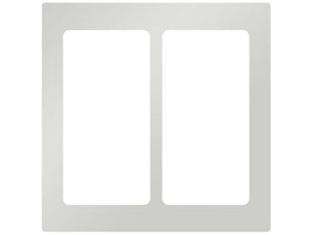 Lutron Pico Metal Faceplate 2 Gang - Chrome