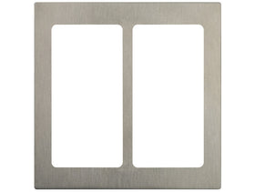Lutron Pico Metal Faceplate 2 Gang - Satin Nickel