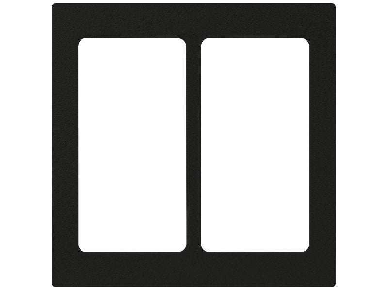 Lutron Pico Plastic Faceplate 2 Gang - Black