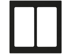 Lutron Pico Plastic Faceplate 2 Gang - Black
