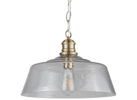 Millar1 Light Pendant Antique Brass