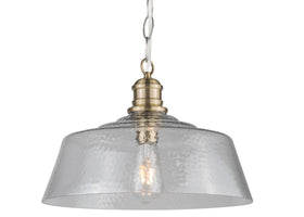 Millar1 Light Pendant Antique Brass