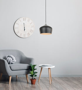 Modena 1 Light Grey Metal Pendant