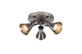 Pixar 3 Light Spotlight Satin Chrome