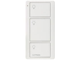Lutron Pico 3 Button Lighting Remote - White