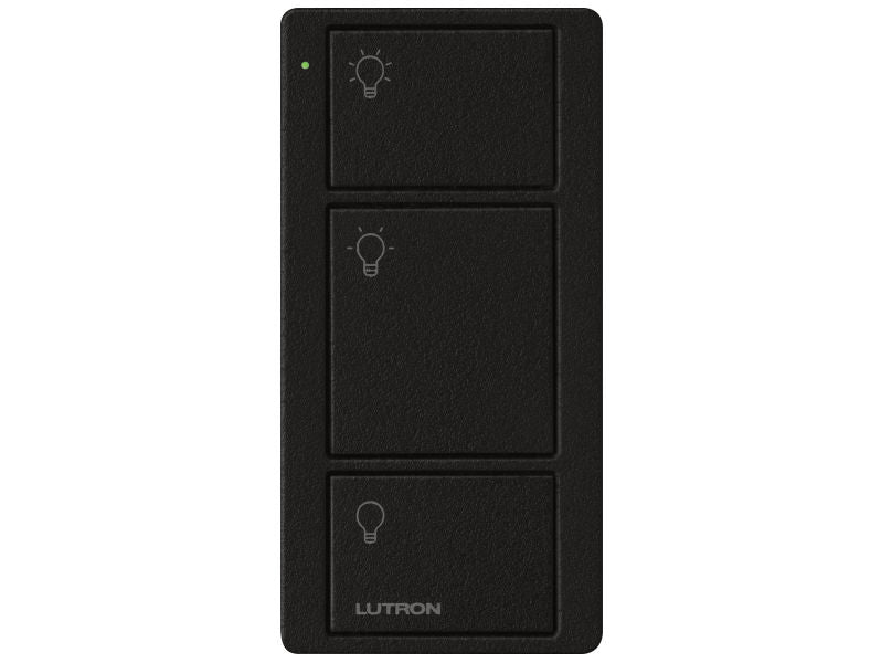 Lutron Pico 3 Button Lighting Remote - Black