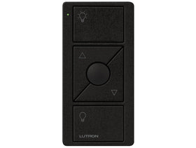 Lutron Pico 3 Button Raise/Lower Lighting Remote - Black