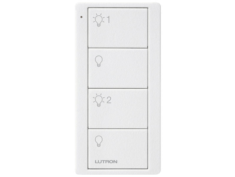 Lutron Pico 4 Button 2-Group Lighting Remote - White