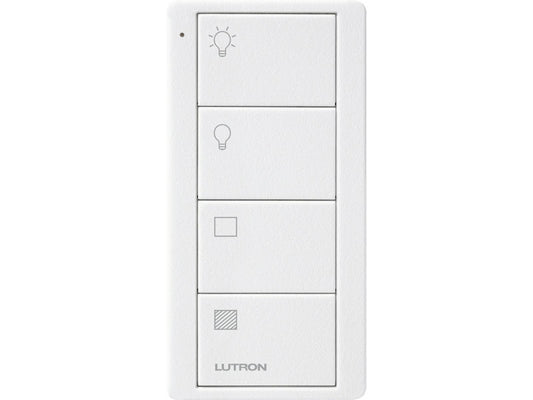 Lutron Pico 4 Button Light and Blind Remote - White
