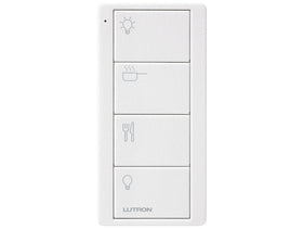 Lutron Pico 4 Button Scene Keypad - Kitchen - White