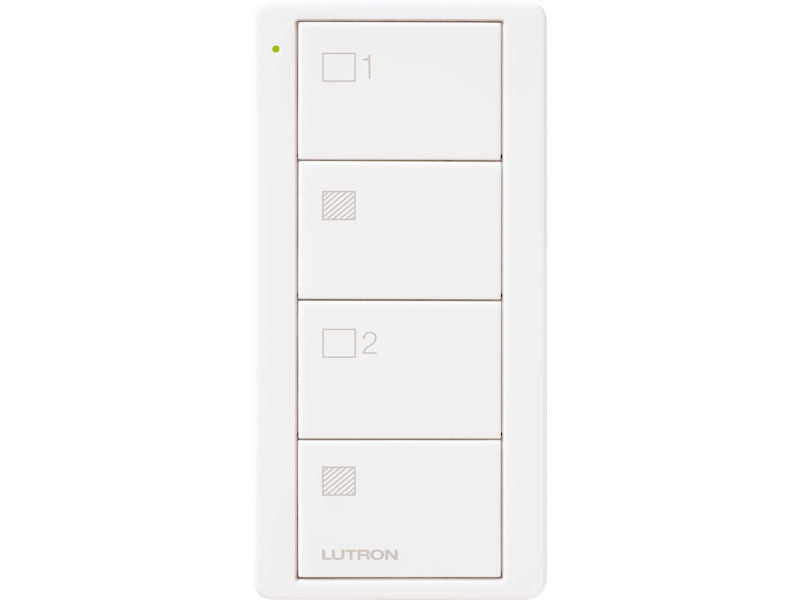 Lutron Pico 4 Button 2-Group Blinds Remote - White