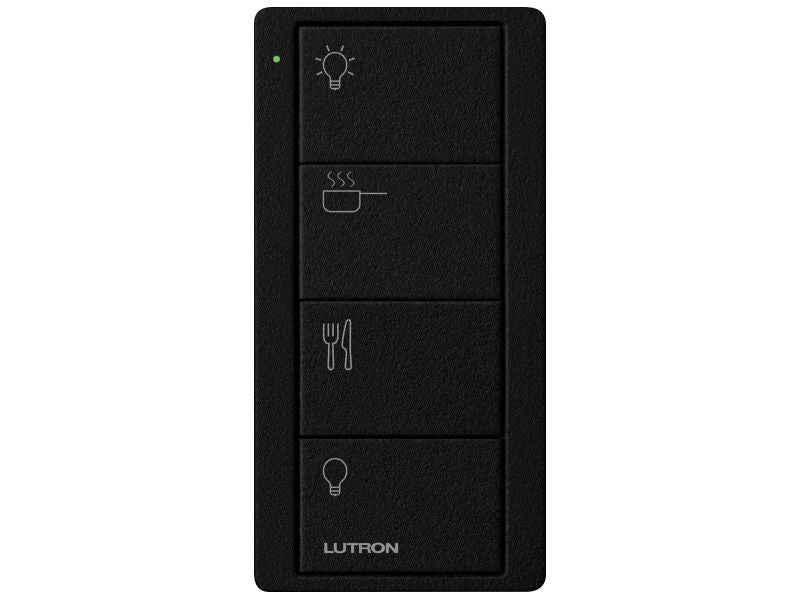 Lutron Pico 4 Button Scene Keypad - Kitchen - Black
