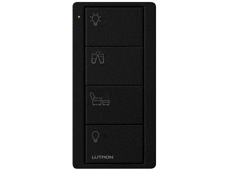 Lutron Pico 4 Button Scene Keypad - Family - Black