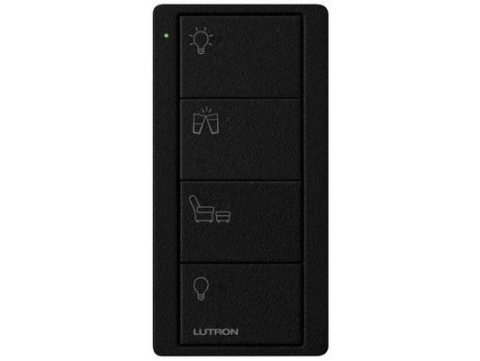 Lutron Pico 4 Button Scene Keypad - Family - Black