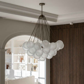 Cloud Pendant Lamp - Antique Brass