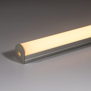 Surface LED Profile - Curved PRO4C Silver 20 x 20mm