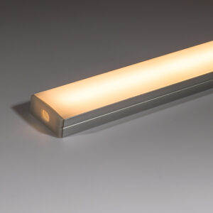 Surface LED Profile - Slim / Wide PRO5 Silver 23 x 10mm