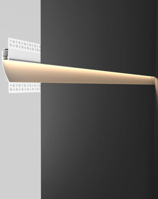 Plaster-in LED Profile - PRO18P White 20 x 101mm - 2m