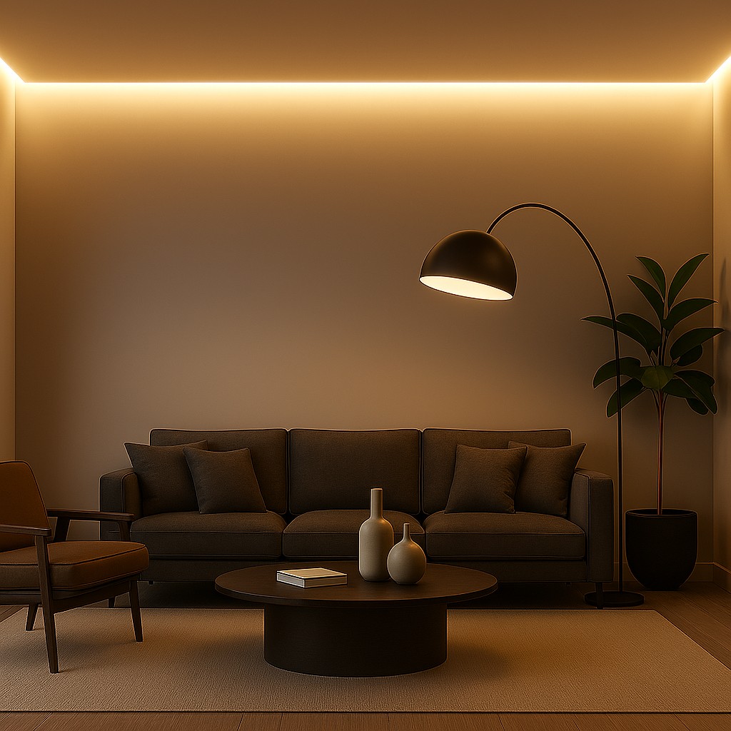 Cove LED Profile - Plaster-in PRO42P White 67 x 100mm - Image 2