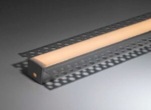 Plaster-in LED Profile - Deep PRO3P Silver 63 x 20mm