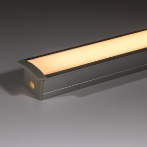 Recessed LED Profile - Deep PRO3R Black 30 x 20mm