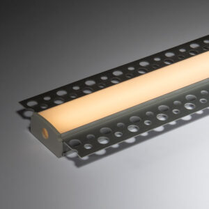 Plaster-in LED Profile - Slim / Wide PRO5P Silver 60 x 14mm