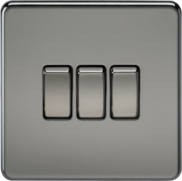 10AX 3G 2-way Switch - Black Nickel