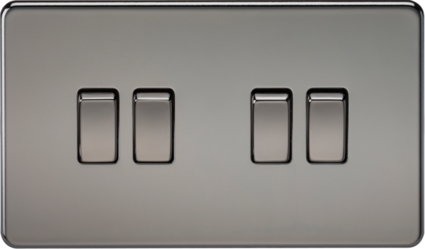 10AX 4G 2-way Switch - Black Nickel