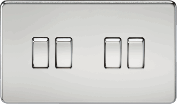 10AX 4G 2-way Switch - Polished Chrome