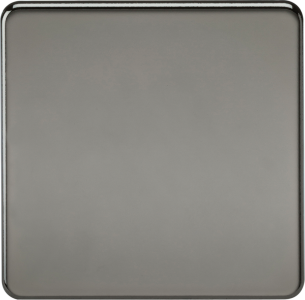 1G Blanking Plate - Black Nickel