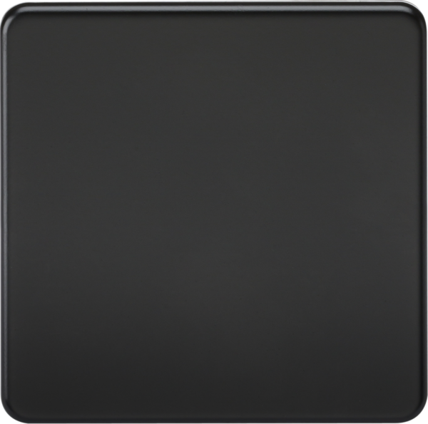 1G Blanking Plate - Matt Black