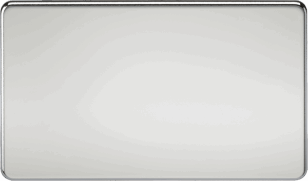 2G Blanking Plate - Polished Chrome